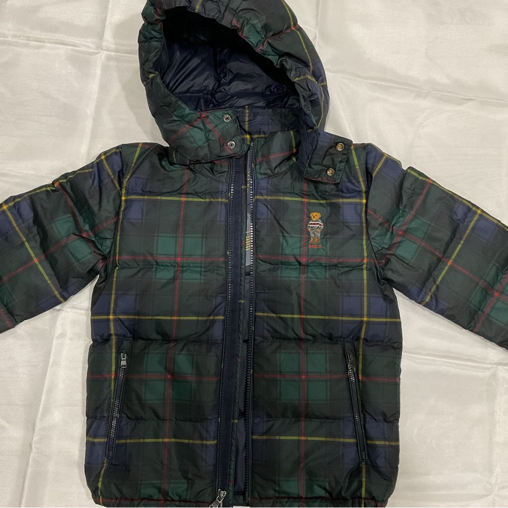 Polo Bear Water-Repellent Down Jacket unisex Kids Big Kids